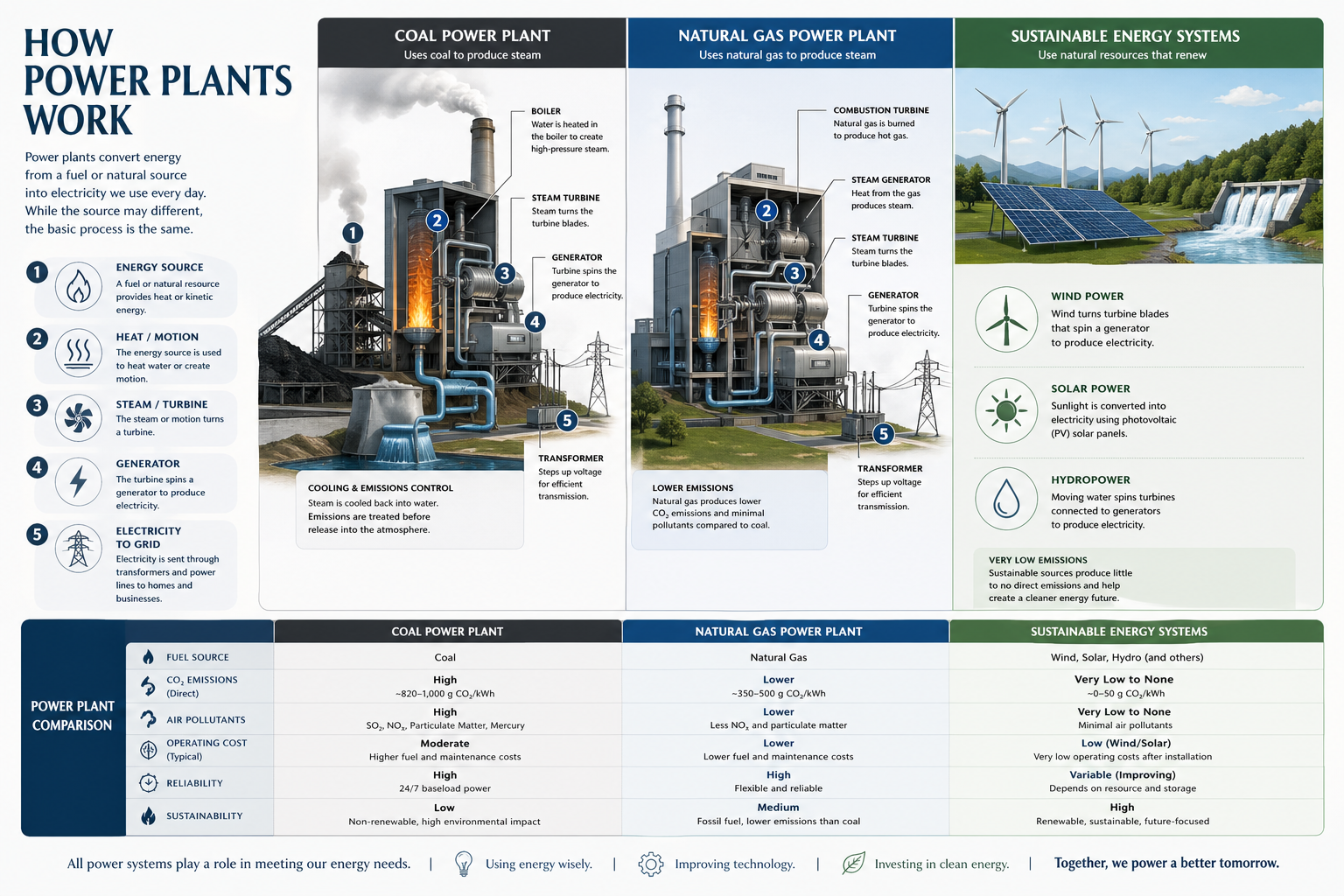 How Power Plants Work showcase example
